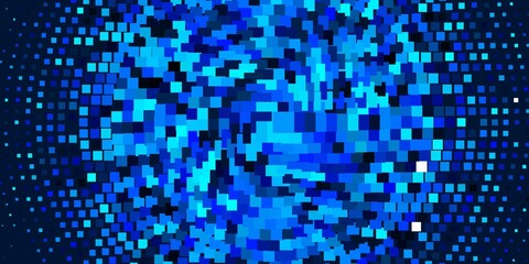 Light BLUE vector background with rectangles. New abstract illustration with rectangular shapes. Design for your business promotion.