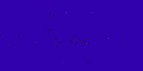 Light Pink, Green vector backdrop with woman's power symbols.