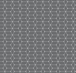 Fototapeta premium 3 dimensional geometric line pattern seamless repeat background