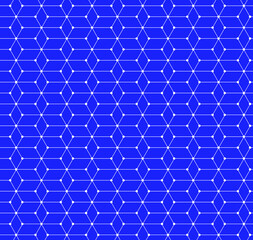 Fototapeta na wymiar 3 dimensional geometric line pattern seamless repeat background