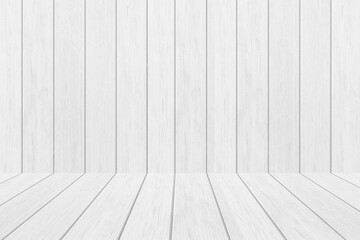 Wood plank white timber texture background.Vintage table plywood woodwork hardwoods at summer for copy space.