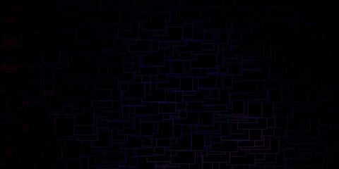 Dark Purple, Pink vector layout with lines, rectangles. Abstract gradient illustration with rectangles. Design for your business promotion.
