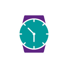 Wristwatch icon vector design templates