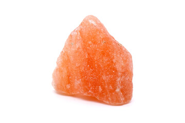 Himalayan rock salt Isolated on white background