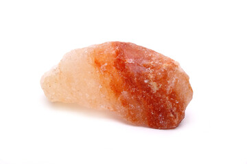 Himalayan rock salt Isolated on white background