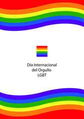 Fondo de la bandera LGTB
