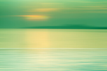 Motion blurred background of refraction in water