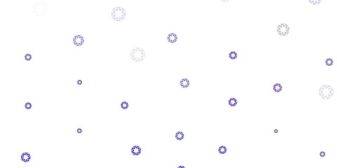 Light purple vector background with spots.