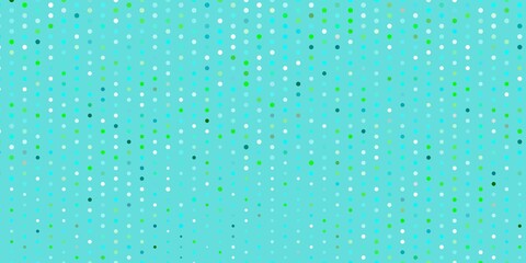 Light blue, green vector backdrop with dots.