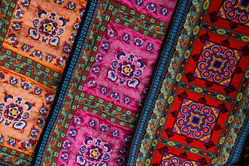 Embroidered textiles of the Red Yao ethnic minority, Longsheng (Longji), Guangxi Province, China