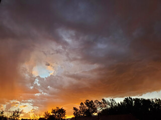 The Sunset of a Storm