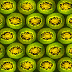 Pattern with kiwis