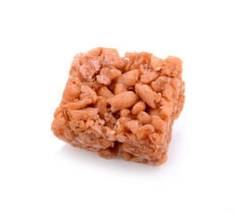 Chinese black and white sesame sweetened glutinous rice flour mochi for afternoon tea on black background