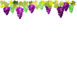 赤ワイン ワインボトルとワイングラス 透け感のある水彩風のおしゃれなイラスト Wall Mural Taeco