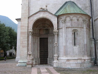 Naklejka premium Trento, Italy, Cathedral, Detail