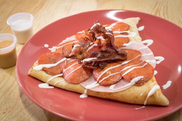 crepa peperoni