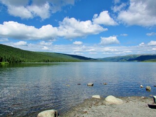 lake in the mountains