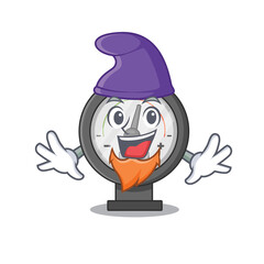A gorgeous cartoon design of pressure gauge as an Elf fairytale character