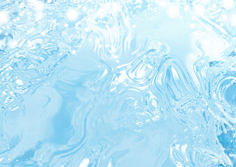 水 水面 質感 テクスチャ　イラスト 背景　青