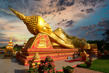 Vientiane Laos Reclining Buddha