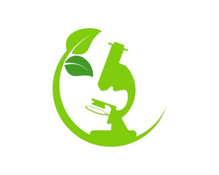 Nature healthy laboratory research with microscope