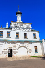 Fototapeta na wymiar Gate Church of St. Stephen in Annunciation Monastery in Murom, Russia