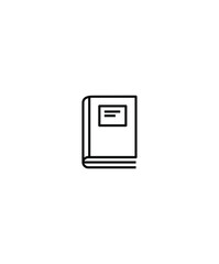 book icon,vector best line icon.