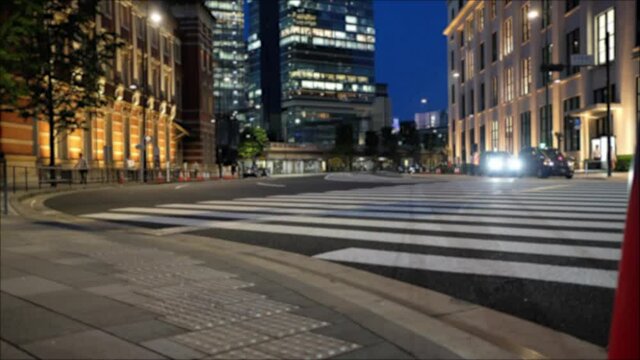 東京駅　丸の内　キッテ　タイムラプス