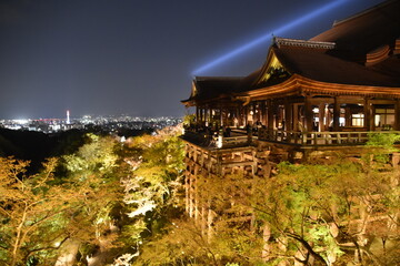 Kiyomizu temple in spring, Kyoto