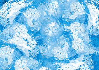 氷 質感 テクスチャ　イラスト 背景　青 水色