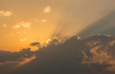 Clouds At Sunset - Magnificent Sky