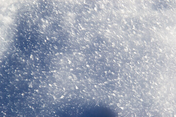close up snow background texture