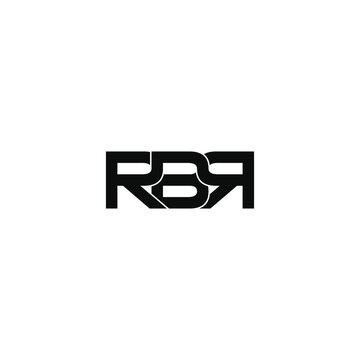 rbr letter original monogram logo design