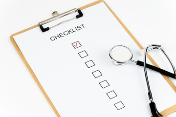A checklist for our daily routine