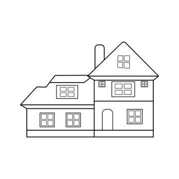House icon. Home vector image to be used in web applications, mobile applications and print media.