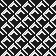 Seamless abstract geometric pattern with elements of rhombus