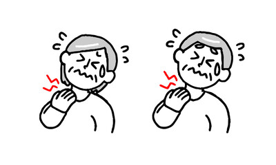 喉が痛いシニア男性女性セット（シンプル）