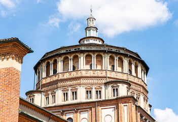 Church Santa Maria delle Grazie in Milan, Italy.