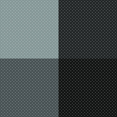 Set of abstract vector seamless background consisting of small dots and circles.