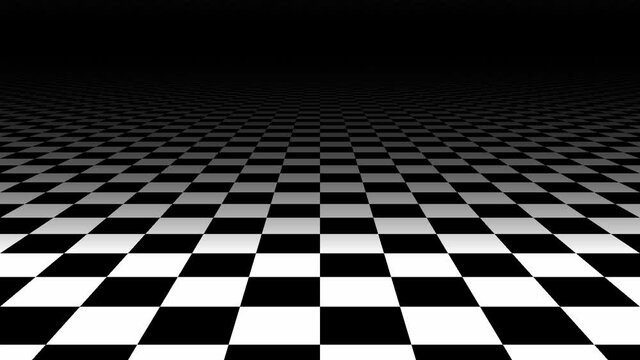 Abstract CGI motion background with moving checkered surfaces in perfect seamless loop (full HD 1920x1080, 30 fps).