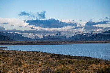 Perito Moreno national park view from the road