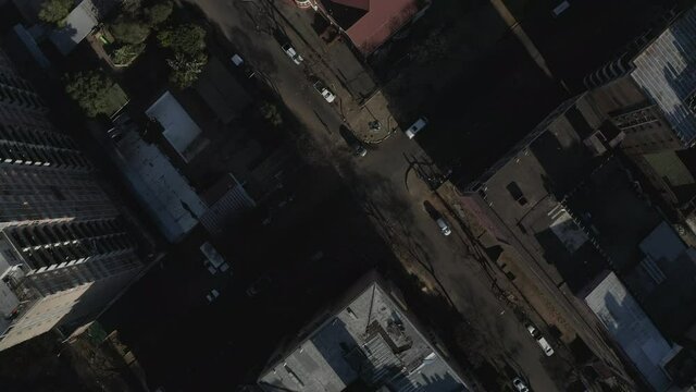 Johannesburg CBD Drone Shot 4k