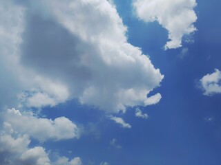 blue sky with clouds