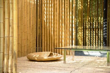 Fototapeta premium Bamboo teahouse, holiday lifestyle 