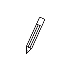 Pencil line icon