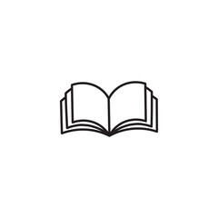 Book line icon