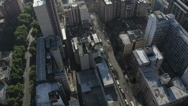 Johannesburg CBD Drone Shot 4k