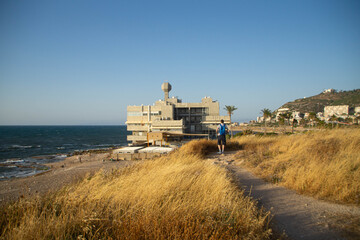 Walking trails near Haifa's National Institute of Oceanography.