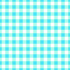 White-blue tablecloth