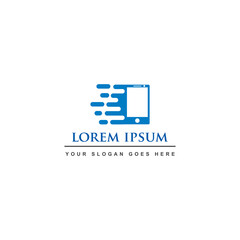 Fototapeta premium mobile digital logo , smart tech logo